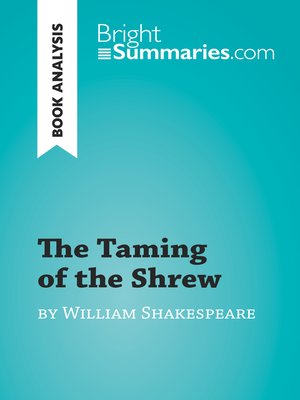 cover image of The Taming of the Shrew by William Shakespeare (Book Analysis)